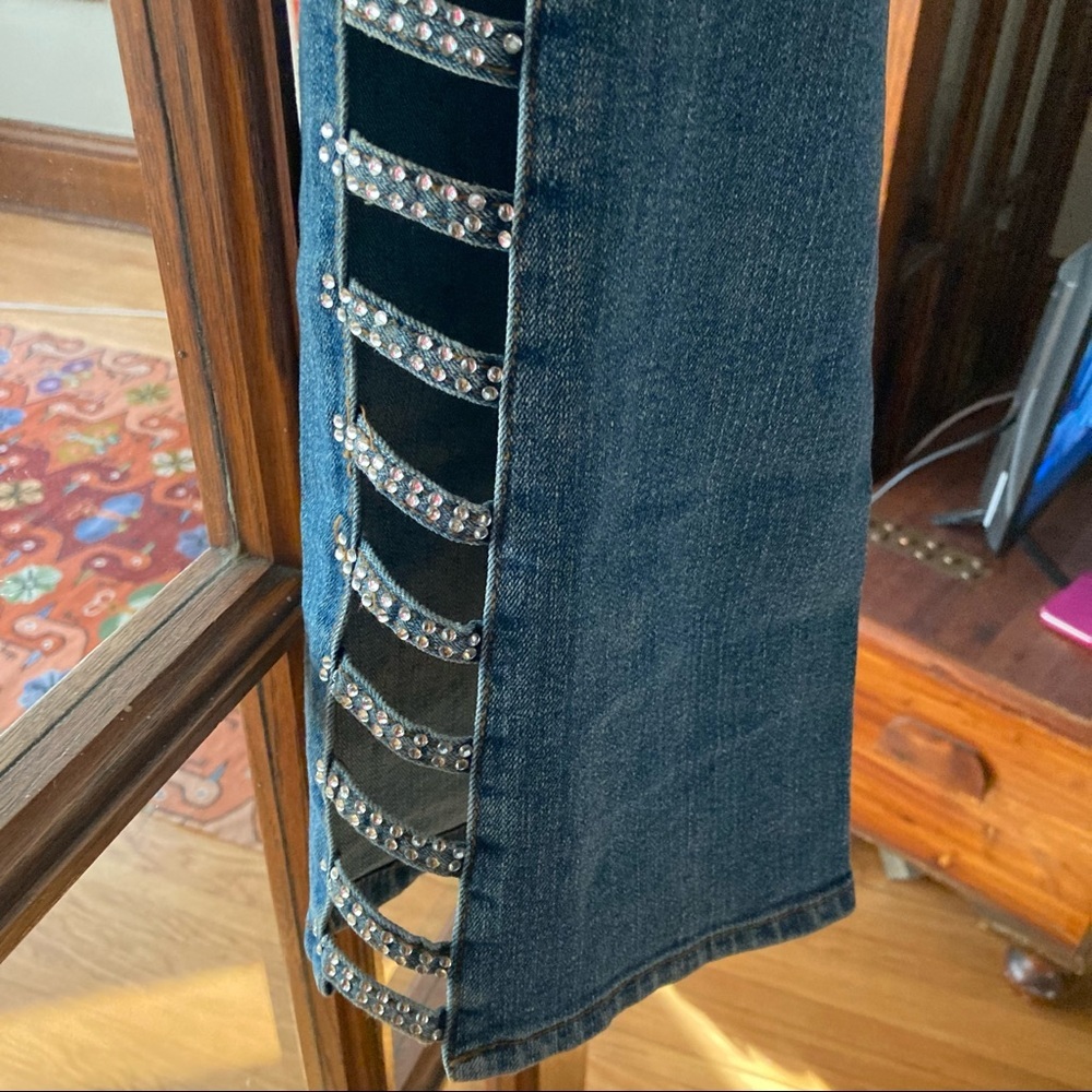 Platinum Plus Rhinestone Jean - Picture 10 of 10